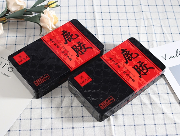 鹿膠塊鐵盒