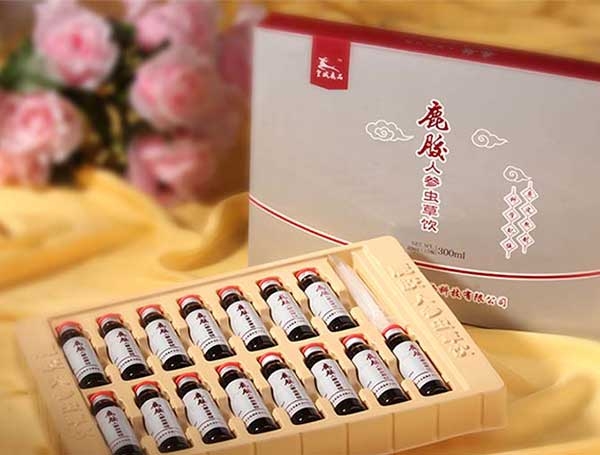鹿膠人參蟲草飲品